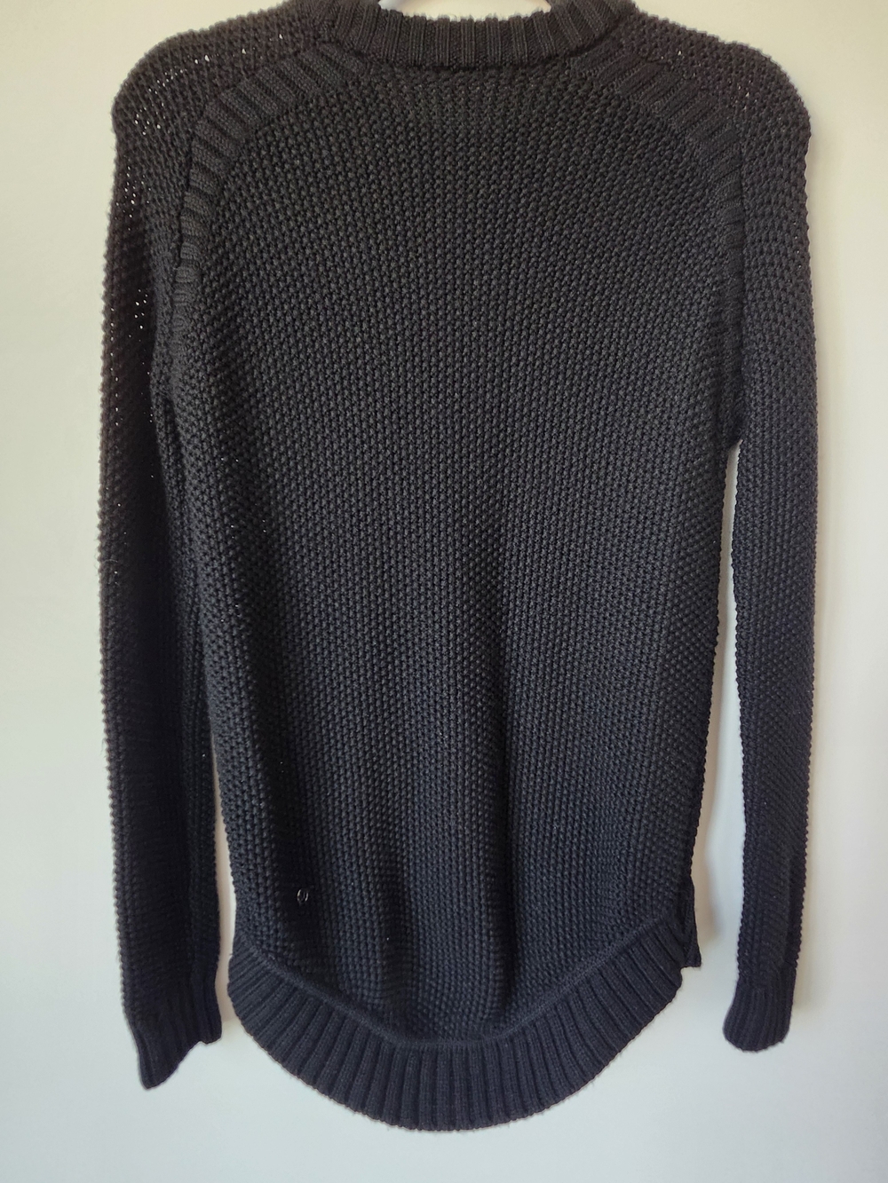 Lululemon Black Devi Crew *Pointelle Knit Sweater - Picture 8 of 10